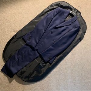 Navy Blue houndstooth Paul Smith suit